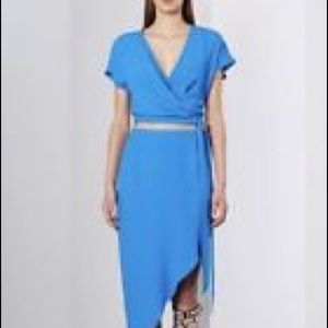 Aqua Blue Bec & Bridge Silk Blouse